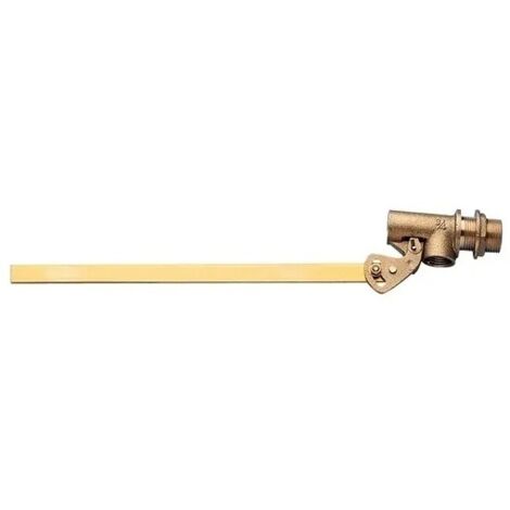 GALLEGGIANTE REGOLABILE IN OTTONE 1" CON ASTA