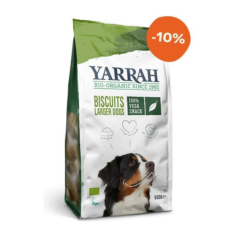 

Galletas Veganas para Perro Adulto 500 g - Yarrah