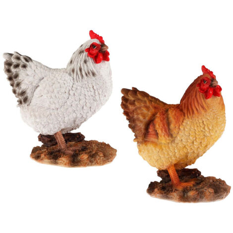 GALLINA RESINA 17x10x19 CM