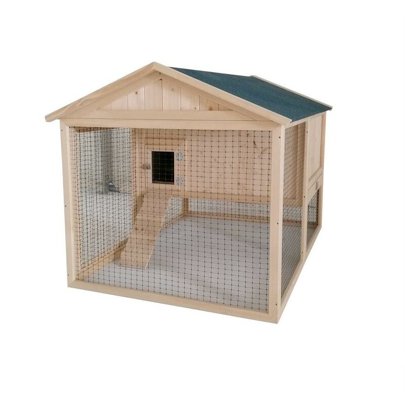 

Gallinero con cerramientos CASSIE 150x110x115 cm 1,5m2