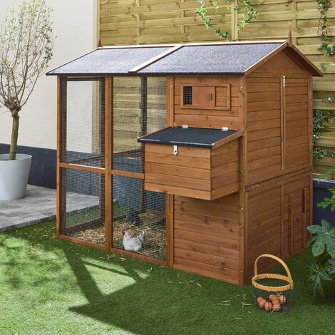 Gallinero de madera COTENTINE, de 6 a 8 gallinas - Contentine