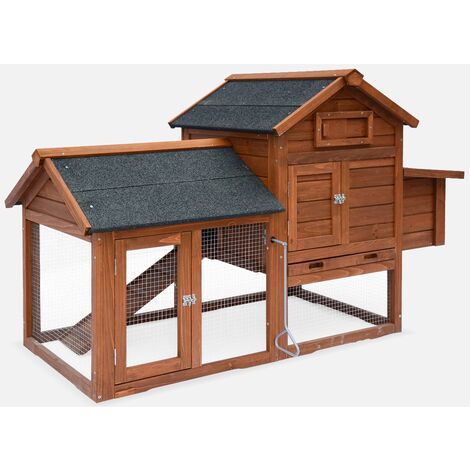 Gallinero de madera GALINETTE, 3 gallinas