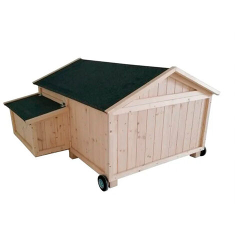 GALLINERO MADY 150x110x90 CM CON RUEDAS