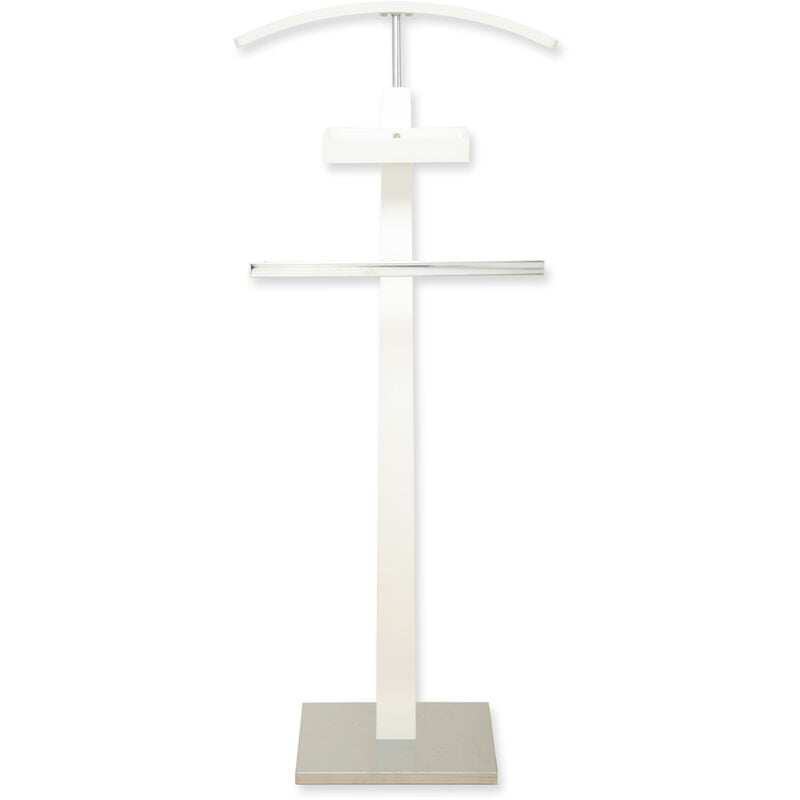 Galán Bois et Métal Blanc 120X46X20 Cm