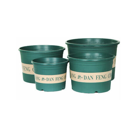 Gallon Pots Épaissie En Plastique Résine Pots Racine Contrôlée Jardin Vert Rond Pot De Fleur Cour Balcon Plantation Style court1 gallon