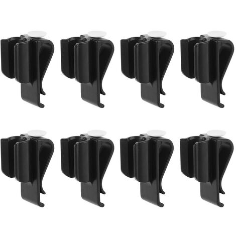 GALOZZOIT Golf Putter Clip-Holder - Clip Organisateur De Golf, Clip De Putter pour Club De Fixation De Sac De Golf, Support avec Accessoires pour Marqueurs De Bille (8pcs-noir)
