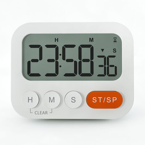 GALOZZOIT Minuteur de Cuisine, Minuterie Cuisine, Minuteur Digital Chronomètre et Compte à Rebours pour Bureau Maison École Examen
