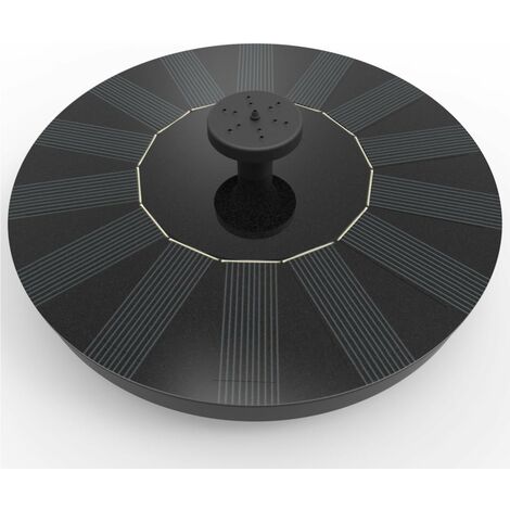 GALOZZOIT Solatec Fontaine Solaire Pompe à énergie Solaire 1,4 W - Pompe Submersible pour Bassin, Piscine, Jardin, Aquarium.