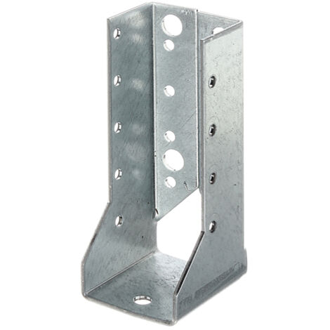 Sabot de charpente 40x110 mm – Acier brut galvanisé Sendzimir – Fixation à vis – Lot de 25 supports pour construction – Alberts