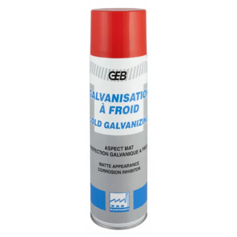 GALVANISATION A FROID GALVAGEB POUR PROTECTION ANTI-CORROSION DES METAUX FERREUX
