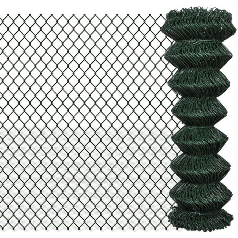 Chain Link Fence Steel 1, 25x25 M Vidaxl