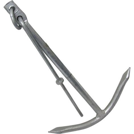 Galvanised Fishermans Palm Anchor 3KG (HDG Boat Two Prong Yacht Tender)