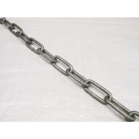 SECUREFIX DIRECT Galvanised Long Link Chain 10MM (HDG Caravan Tethering Security)