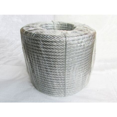 Galvanised Steel Wire Rope Cable 16MM 6x15 (200M Coil 6 x 15 Rigging Marine)