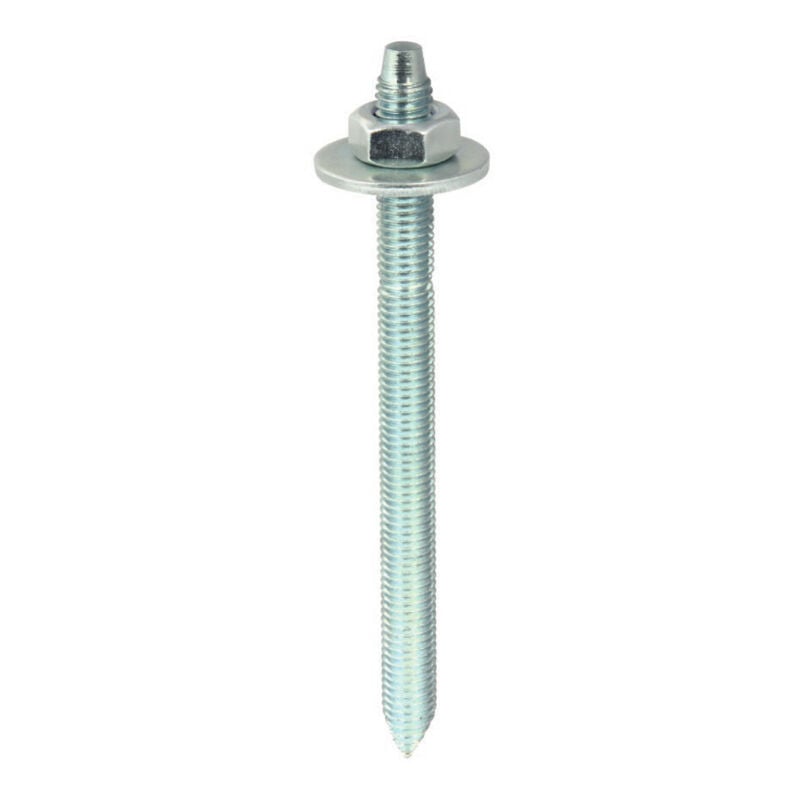 Galvanized Chemical Resin Anchor Bolt Threaded Rod Bar - Size M20x260mm - Pack of 1