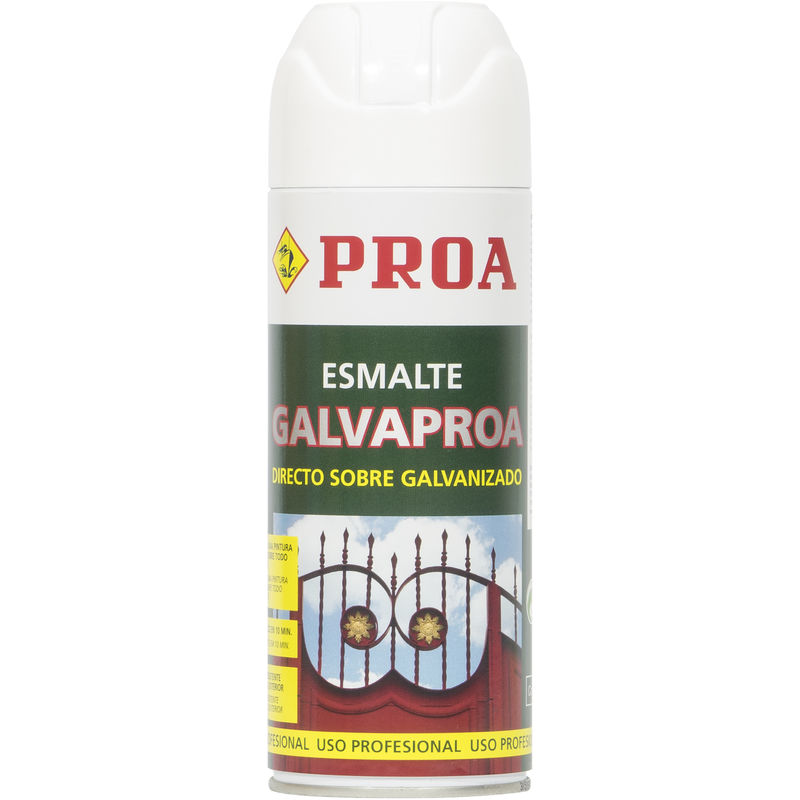 

Esmalte directo sobre galvanizado galva SPRAY 400ML, RAL 7002 0.4lts - Proa