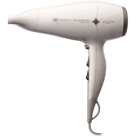 GA.MA Diamond Caramic Ion sèche-cheveux 2200 W Blanc