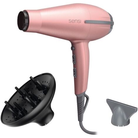 Ga.Ma GH3319 sèche-cheveux 2200W rose 3 températures 2 vitesses