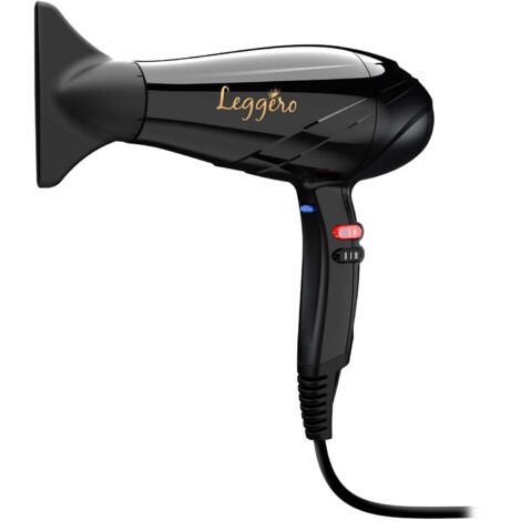 Ga.ma Leggero 2100W sèche-cheveux noir puissant et léger