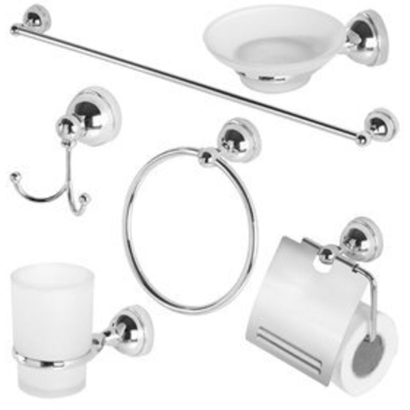 Accessori Bagno Cromo vetro