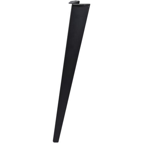 Gamba ad angolo Kimono altezza 72 cm per mobili colore nero