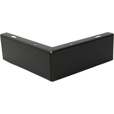 Gamba per mobile angolare, nero opaco, altezza 5,5 cm