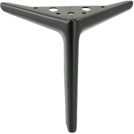 Gamba per mobili Anchor Elegant, nero opaco, altezza 18 cm