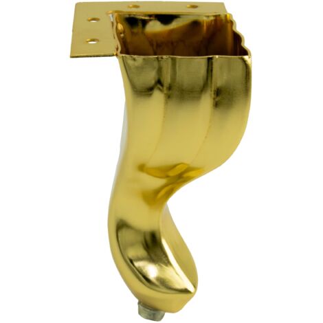 Gamba per mobili Ludwik, oro, altezza 14,5 cm