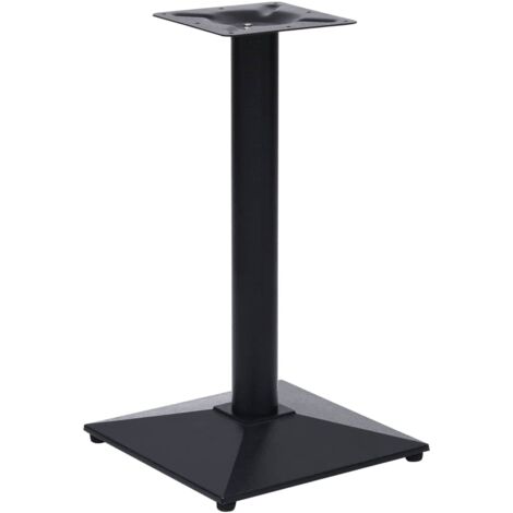 Gamba per Tavolino da Bistrò Nero 41x41x72 cm in Ghisa vidaXL