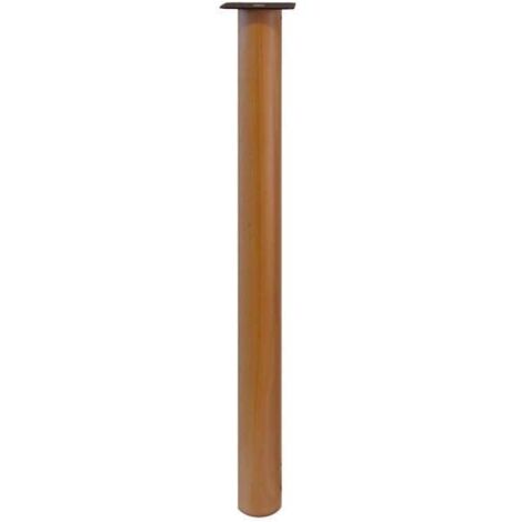 Gamba telescopica per tavolo h750 d62 legno ciliegio pezzi 1 - masidef