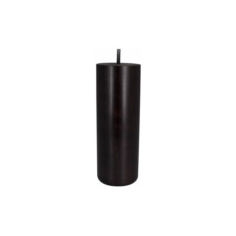 Image of Piede/base cilindrica per letto 90x250 mm - faggio tinto marrone Centrale Brico