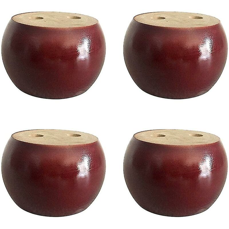 Gambe a panino in legno da 2 pollici, gambe a