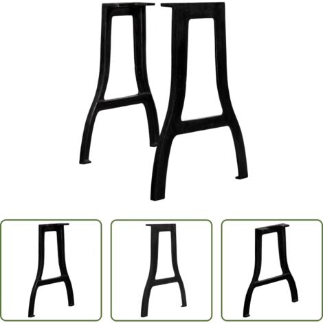 Gambe in ghisa -  Gambe per Tavolo da Pranzo 2 pz a Forma di A in Ghisa
