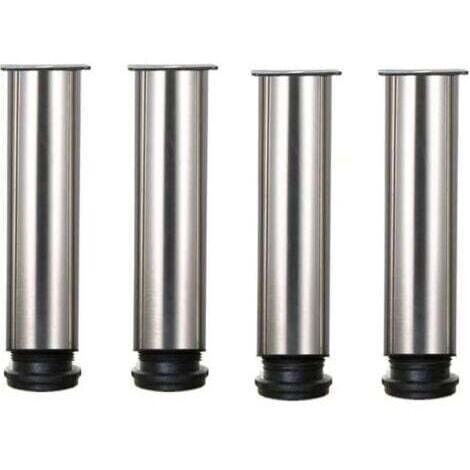 Gambe per mobili LaBlanc - Set di 4 in acciaio inox regolabili in altezza - Adatte per divani, tavolini e altri mobili - 530 cm