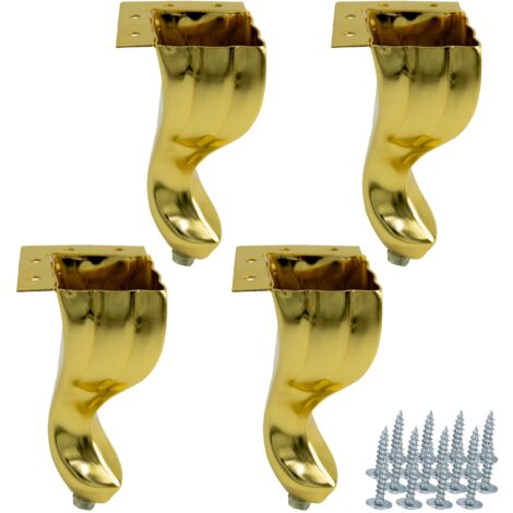 gambe per mobili Ludwik, oro, altezza 14,5 cm