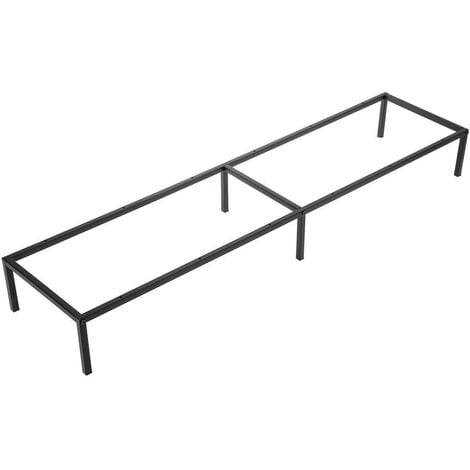 Gambe per scaffali in metallo mix n modul 134x29cm nero - 5five