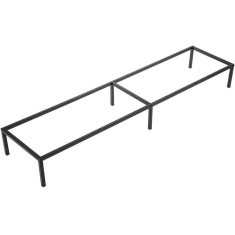 Gambe per scaffali in metallo mix n modul 134x29cm nero - 5five