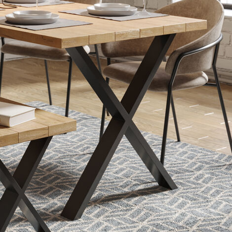 Gambe per tavolo , Nero, 70 x 72 cm A X, Vicco