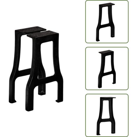 Gambe per tavolo - vidaXL Gambe per Panca 2 pz a Forma di A in Ghisa - Gambe per tavolino