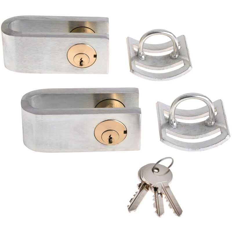 Ehlis - Schlösserset für Scherengitter 50 mm.