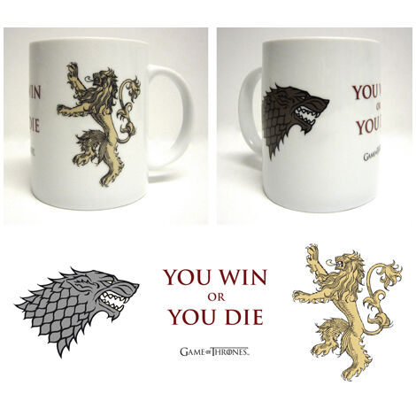 Game Of Thrones SDTHBO27398 - Mug céramique You Win Or You Die (SD Toys SDTHBO27398) - Mug Game Of Thrones You Win, You Die