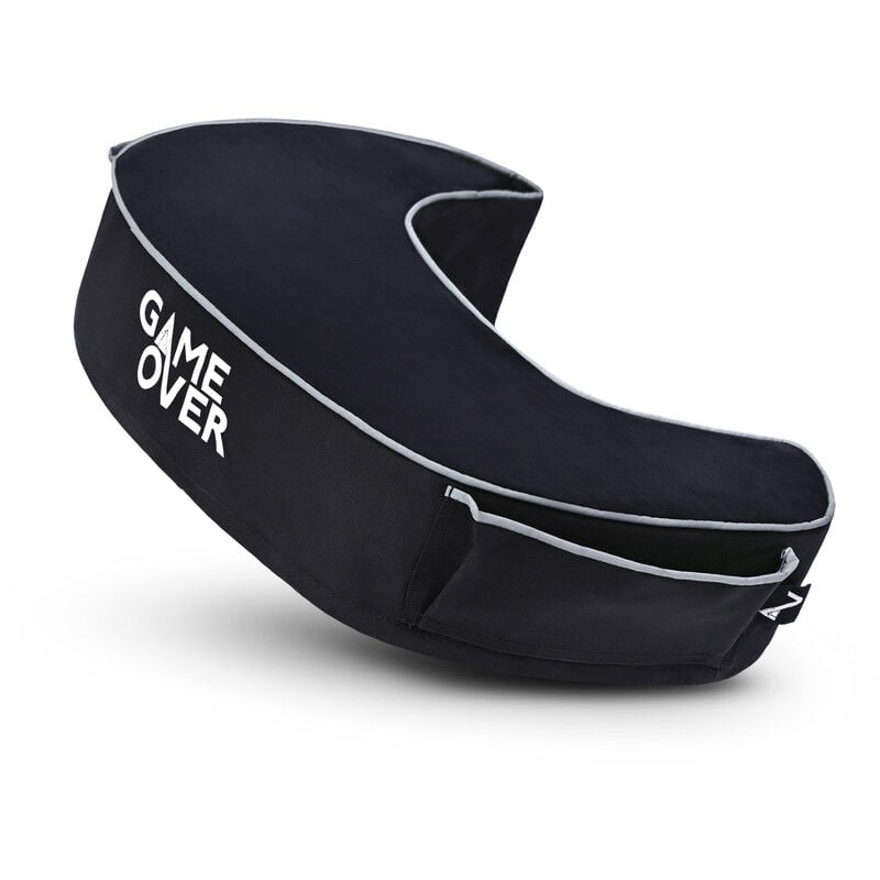 Game Over - Coussins de jeu, coussin de soutien de jeu 8 bits, oreillers en velours et résistants à l'eau pour accoudoirs, 45x35x10 cm oreillers de