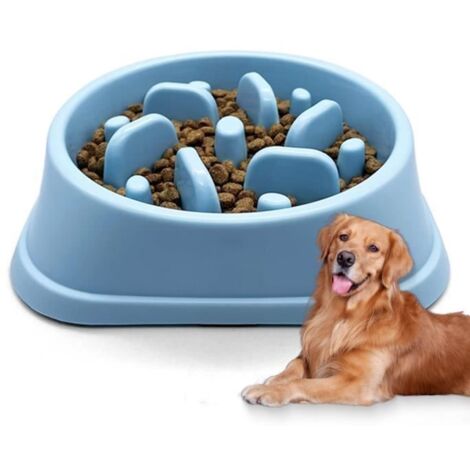 Gamelle Anti Glouton Chat,Gamelle Anti Glouton Chien Favorise la Digestion de l\'animal, Anti Vomissements