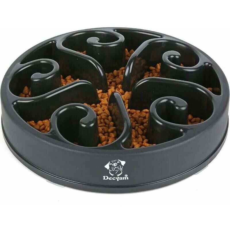 Ayyqh - Gamelle Anti Glouton Chien Gamelle d'alimentation Lente avec Base Antidérapante Favorise Une Alimentation Saine Et Une Digestion Lente (Small