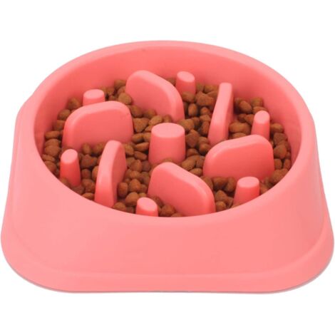 Gamelle anti-glouton pour chien, gamelle anti-glouton antidérapante - Gamelle anti-glouton pour nourrir lentement votre animal de compagnie