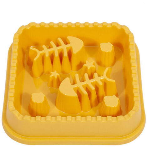 Gamelle anti-glouton pour chien, gamelle anti-glouton pour animaux de compagnie, évite les ballonnements et prévient les étouffements....