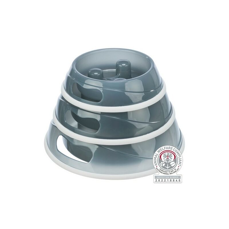 Gamelle anti glouton - Slow Feed Désignation : Gamelle 23 cm | Capacité : 0.9 litres Slow Feed 25032