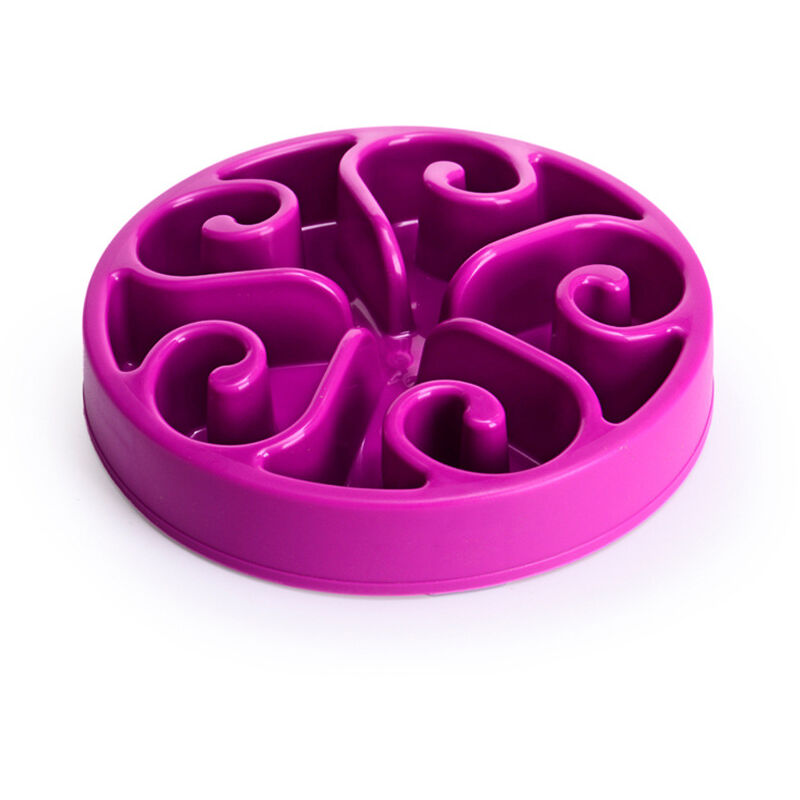 Gamelle antidérapante en Forme de Labyrinthe pour Animal Domestique - favorise Une Alimentation Saine et Une Digestion Lente