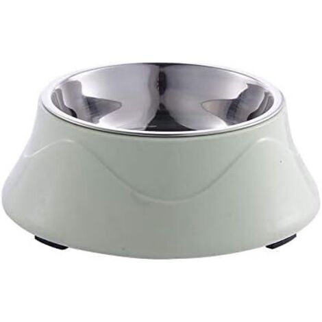 Gamelle Chien et Chat Gamelle Ensemble de Gamelles pour Chat pour Un Nettoyage Facile (Gris)-Ensoleillé