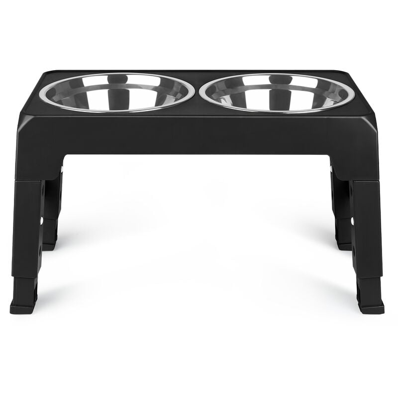 Haloyo - Gamelle Chien Surelevee,Gamelle surélevée pour Chiens ®,4 Hauteurs RéGlables,Porte-Gamelles,pour Petits Chien Chat de Compagnie,Moyens,44 x